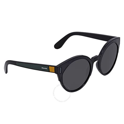 prada pr 03us 07e5s0|Prada Grey Cat Eye Sunglasses PR 03US 07E5S0 53 .